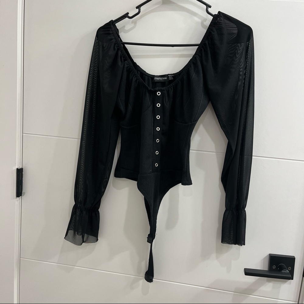 Pretty Little Thing black Body suit